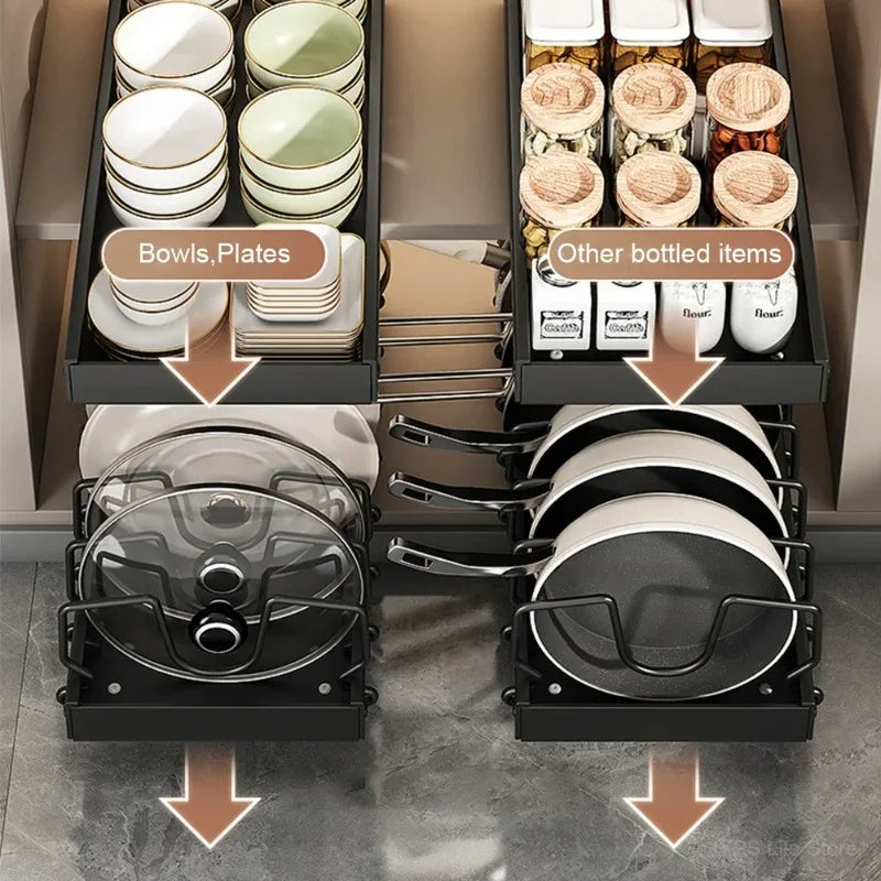 Easy Slide Kitchen Organizer