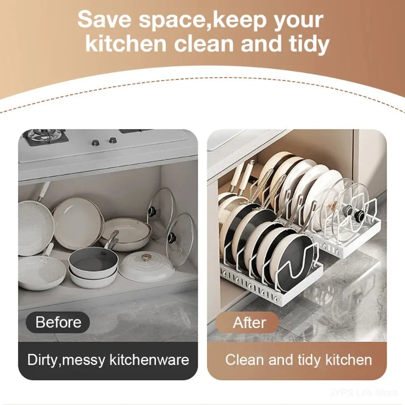 Easy Slide Kitchen Organizer