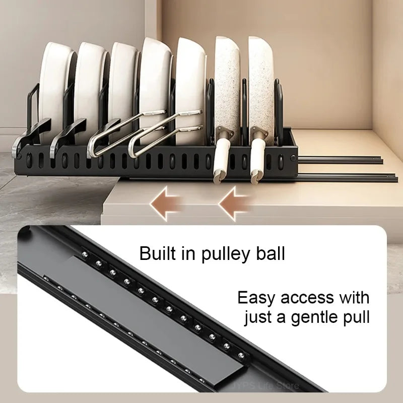 Easy Slide Kitchen Organizer